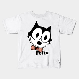 face the cat art gift for fans Kids T-Shirt